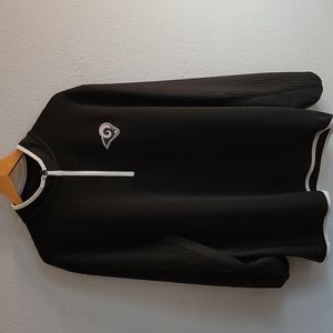 NFL Team Apparel Los Angeles Rams Long Sleeve 1/4 Zip Mock Pull Over 2xl *XXL